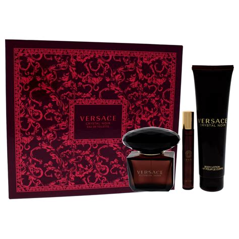 versace crystal noir gift set